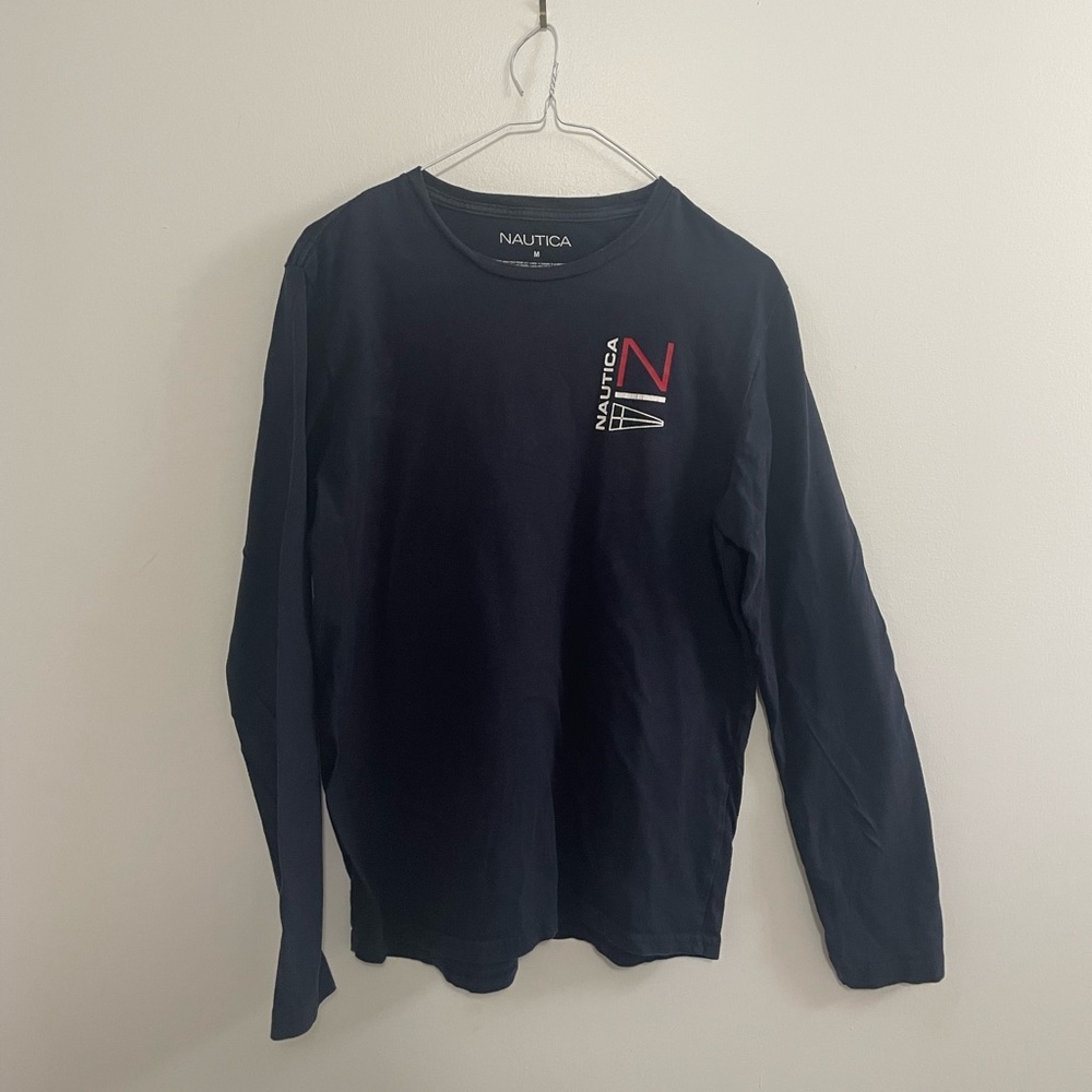 Nautica Blue Long Sleeve Tee